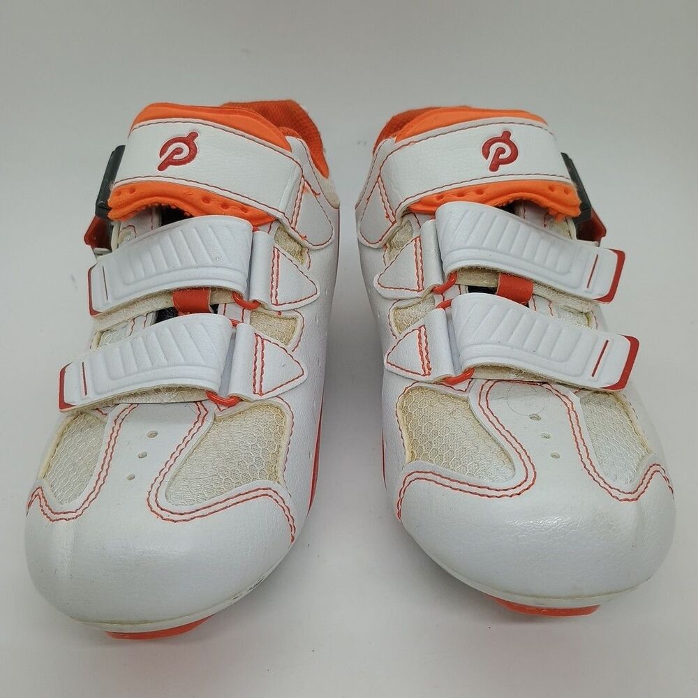 Peloton Cycling Shoes Size 37 U.S. Women's Size 6.5/ 7 White No hardware